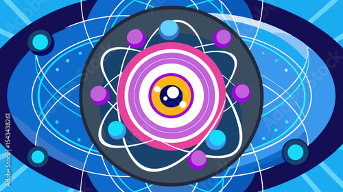 Quantum Multiverse Data Visualizer — Futuristic Vector Infographics.