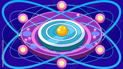Quantum Multiverse Data Visualizer — Futuristic Vector Infographics.