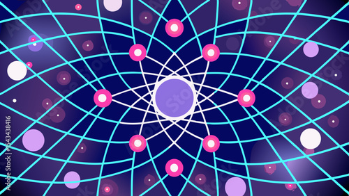 Quantum Multiverse Data Visualizer — Futuristic Vector Infographics.