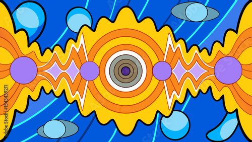 Quantum Multiverse Data Visualizer — Futuristic Vector Infographics .