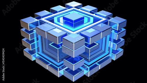 Quantum Multiverse Data Visualizer — Futuristic Vector Infographics .
