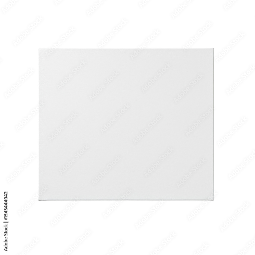 Blank white rectangular art canvas panel stretched over a wooden frame, isolated on a seamless transparent background, top-down flat lay view, bright diffused studio light with no shadows, perfect Blank white rectangular art canvas panel stretched over a wooden frame, isolated on a seamless transparent background, top-down flat lay view, bright diffused studio light with no shadows, perfect