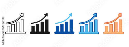 Performance Icon Set Multiple Style Collection