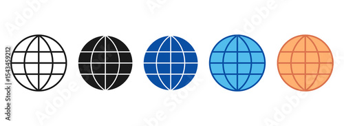 Web Icon Set Multiple Style Collection