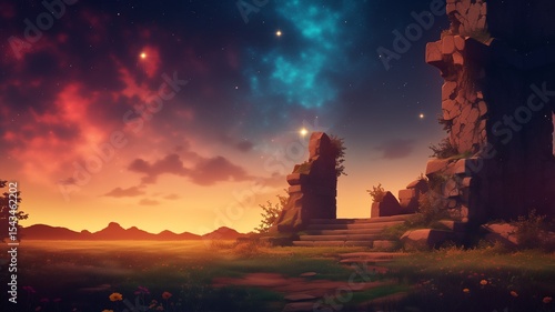 Wallpaper Mural 非現実的で夢のような幻想的な世界 Torontodigital.ca