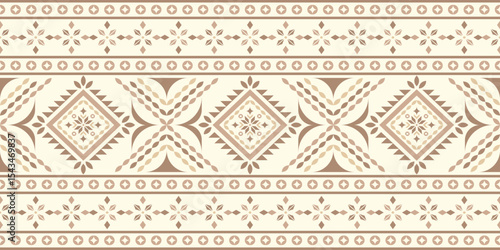 Southwest Native seamless pattern ethnic tribal Aztec geometric Navajo Native American fabric colorful design vector for textile print
