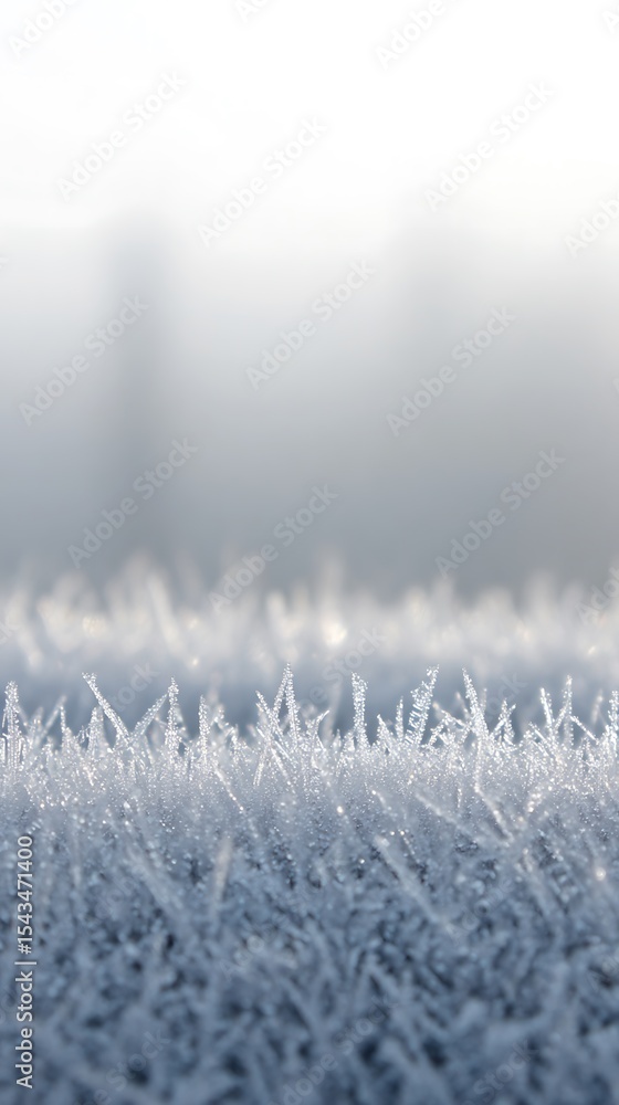 Frozen grass in winter Frozen grass in winter