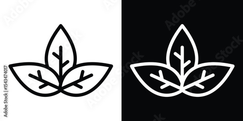 Basil icon filled flat sign concept for web design.