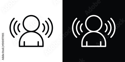 Brand awareness icon filled flat sign concept for web design.