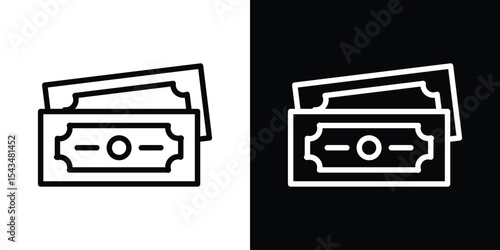 Cash icon filled flat sign concept for web design.