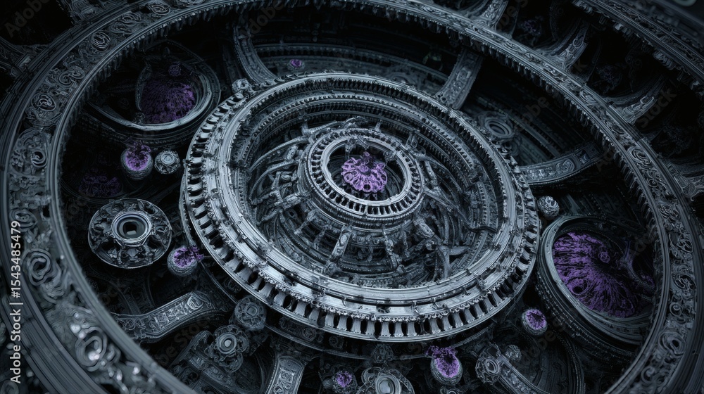 Obraz premium Abstract Fractal Design with Intricate Detail