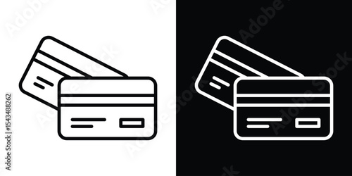 Credit card icon filled flat sign concept for web design.