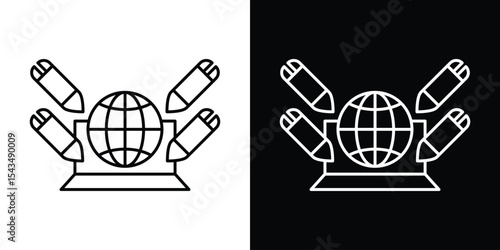 Ddos icon filled flat sign concept for web design.