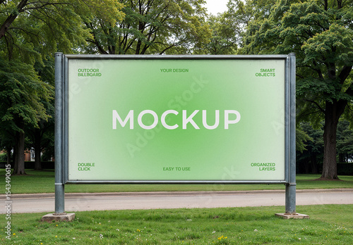 Park Billboard Mockup