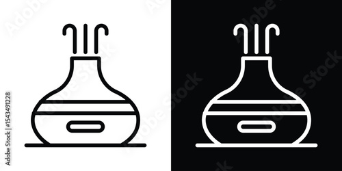 Diffuser icon filled flat sign concept for web design.