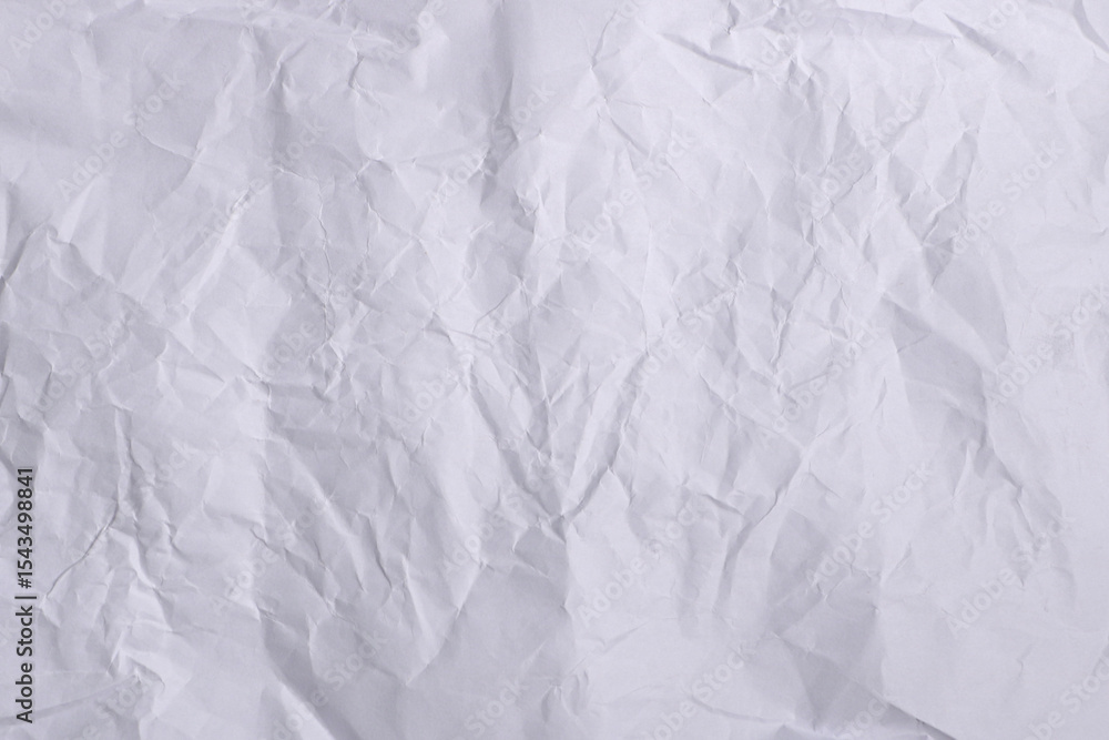 Obraz premium Crumpled White Paper Texture Background