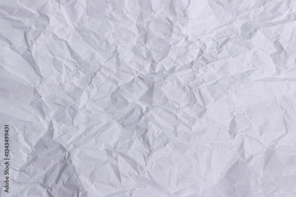 Obraz premium White Crumpled Paper Texture Background