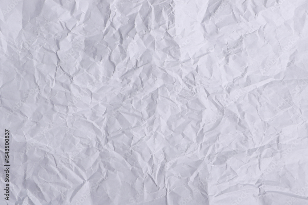 Obraz premium Wrinkled White Paper Texture Background