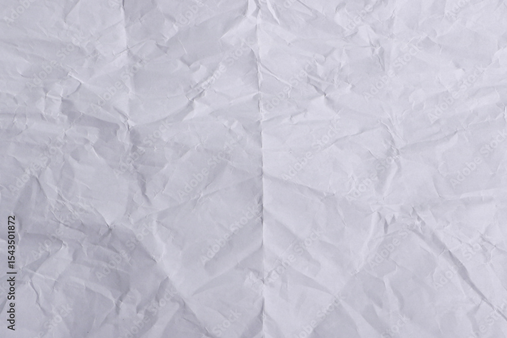 Obraz premium Crumpled White Paper Texture Background