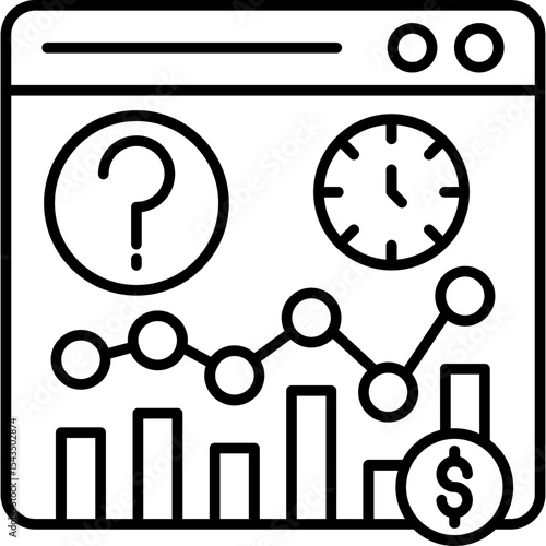 Statistical Forecasting Icon