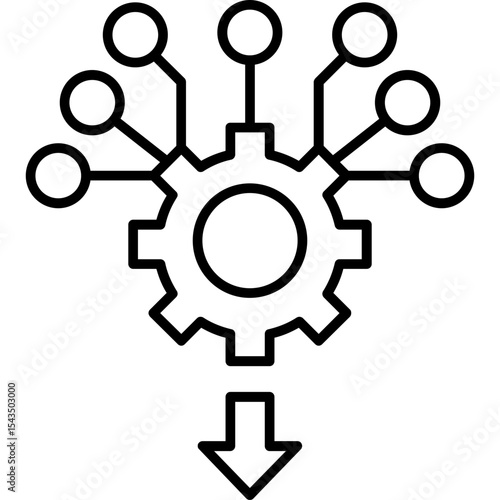 Data Consolidation Icon