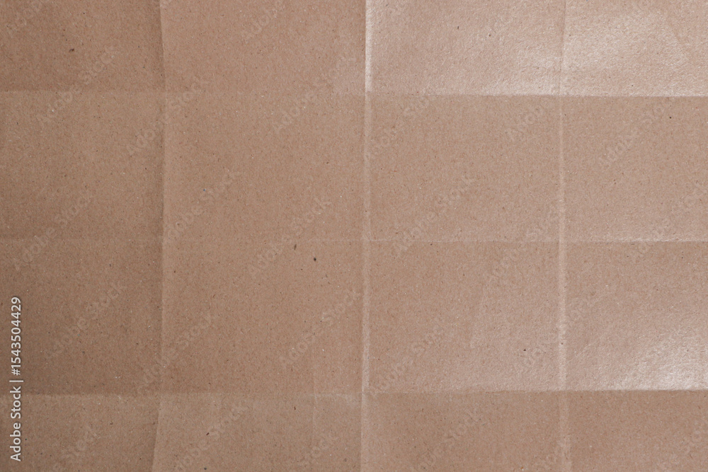Fototapeta premium Geometric Folded Brown Paper Texture