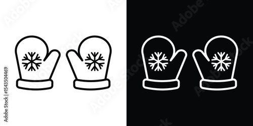 Gloves icon filled flat sign concept for web design.