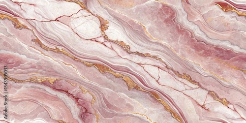 Photos Elegant Rose Quartz Marble Texture with Gold Veins for Luxury Design