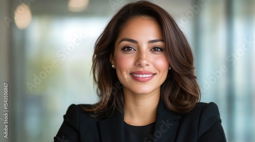 A professional woman poses confidently with a friendly smile, showcasing her professionalism and approachability in a modern, well-lit office environment. Free Download A professional woman poses confidently with a friendly smile, showcasing her professionalism and approachability in a modern, well-lit office environment. - GFXLoad