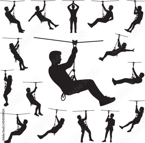 Climber Rappelling Down Cliff Silhouette

Extreme Rappelling Action Vector Scene

Mountain Rappelling Gear Silhouette Design

Rappeller Hanging on Rock Face Vector Art

Vertical Descent Adventure Silh