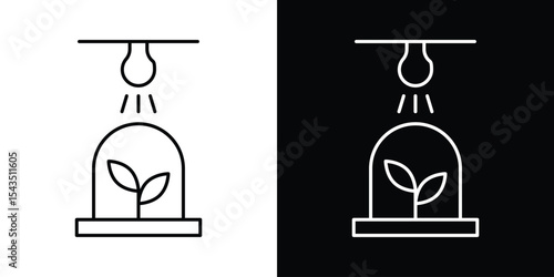 Incubator icon filled flat sign concept for web design.