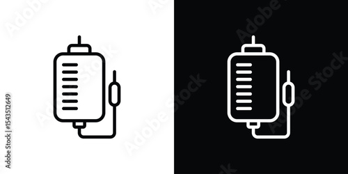 Intravenous icon filled flat sign concept for web design.