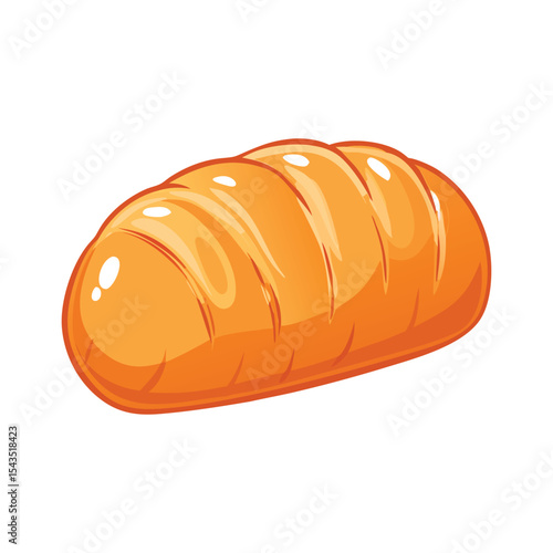 "Fresh Baked Bread Loaf - Soft and Golden Brown Loaf"
