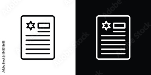 License icon filled flat sign concept for web design.