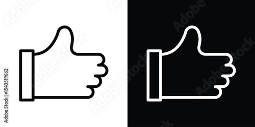 Like icon filled flat sign concept for web design.