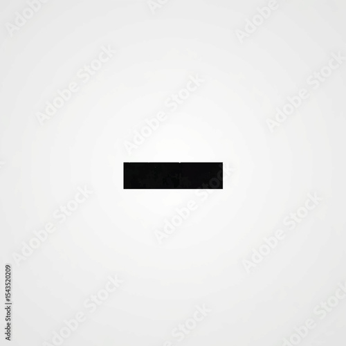 Black Horizontal Line on White Background

