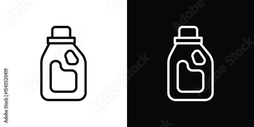 liquid detergent icon filled flat sign concept for web design.