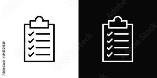 List icon filled flat sign concept for web design.