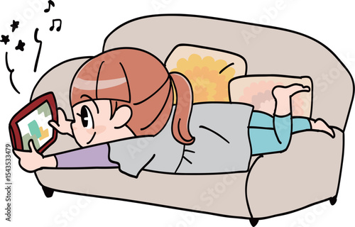 全然机に向かわないでゲームしている子供
