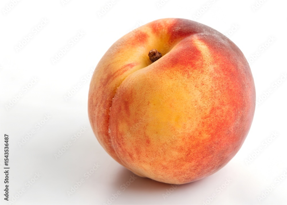 Whole fresh nectarine fruit isolated on white background clean Whole fresh nectarine fruit isolated on white background clean
