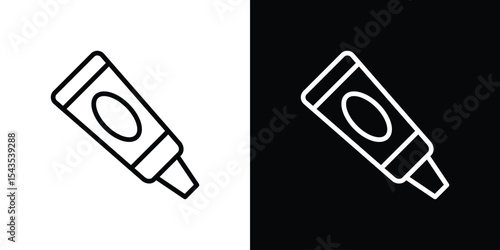 Ointment icon filled flat sign concept for web design.