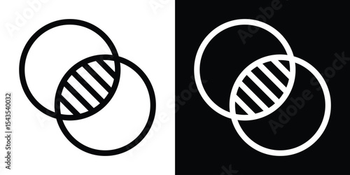 Opacity icon filled flat sign concept for web design.