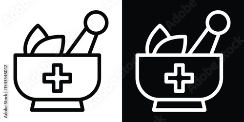 Pharmacy icon filled flat sign concept for web design.