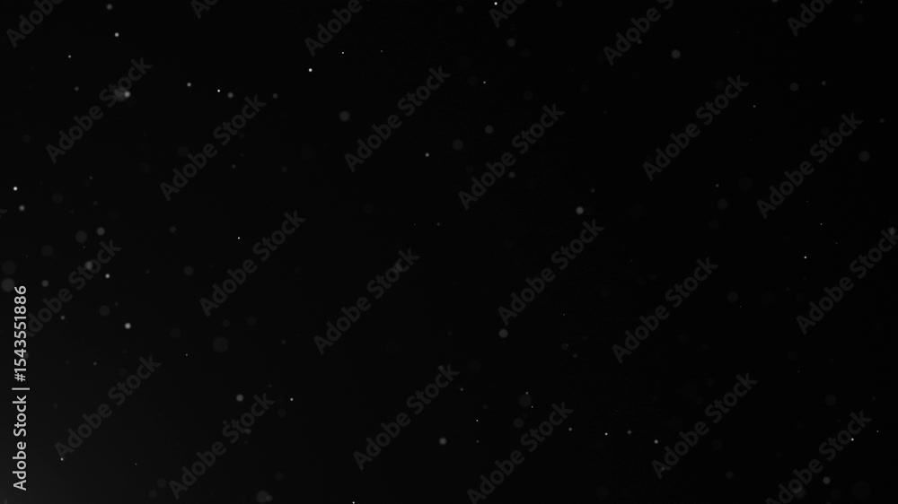 Shimmering dust particles fly in the air. Background of dust particles and beautiful bokeh. Slow macro shot. Seamless looping 4k video.