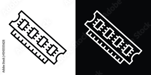 Ram memory icon filled flat sign concept for web design.
