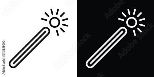 Retouch icon filled flat sign concept for web design.