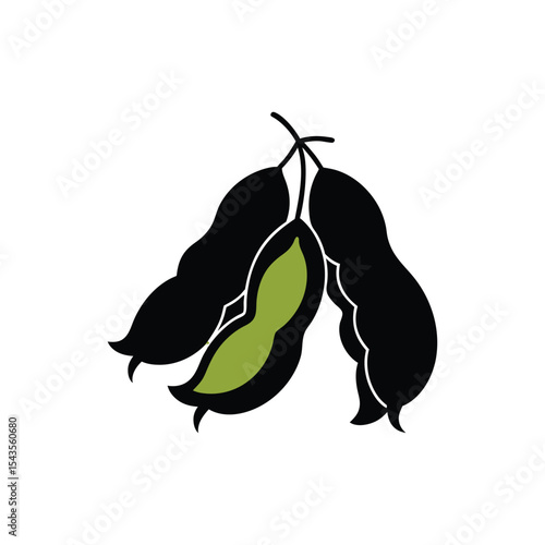 Healthy Organic Legumes High-Quality Protein Source, Natural Food Illustration