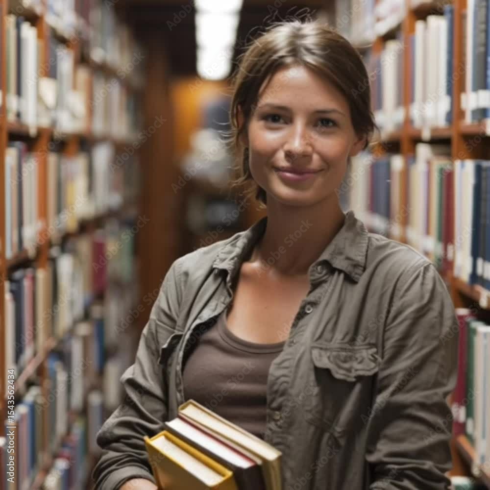 The Woman in the Library The Woman in the Library