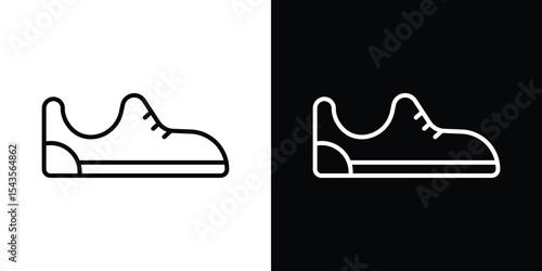 Shoes icon collection. line stroke icon. EPS 10