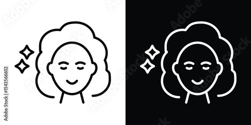 Skincare icon filled flat sign concept for web design.